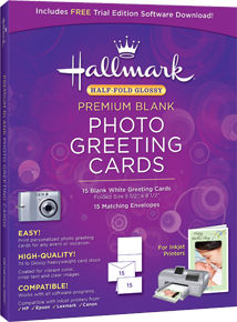 Hallmark Premium Blank Photo Greeting Cards