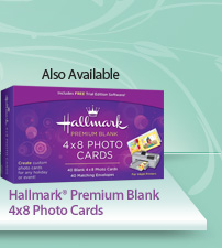 Hallmark Premium Blank 4x8 Photo Cards