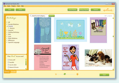 Select from thousands of cards, invitations, labels and more.