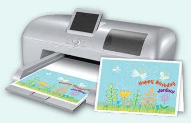 Print, email or create a PDF of your one-of-a-kind creation. Even share on Facebook