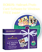 Hallmark Blank 4x8 Photo Card Paper