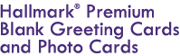 Hallmark® Premium Blank Greeting Cards and Photo Cards