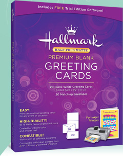 premium hallmark greeting cards blank card paper fold half studio insist spectacular truly results matte