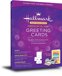 Hallmark | HALF-FOLD MATTE | PREMIUM BLANK | GREETING CARDS