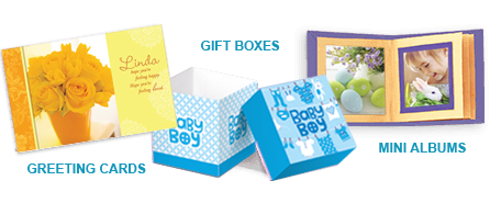 Greeting Cards, Gift Boxes & Mini Albums