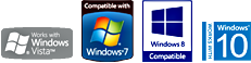 Windows Vista, Windows 7, Windows 8, Windows 10