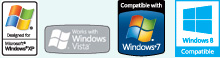 Windows XP, Vista, 7 or 8