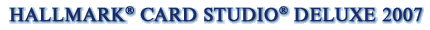 Hallmark Card Studio Deluxe 2007