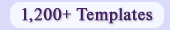 1,200+ Templates