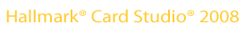 Hallmark Card Studio 2008